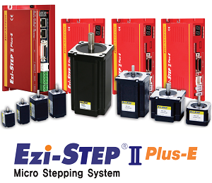 EZI-STEP II Plus-E - krokové motory s externím řízením a sběrnicí Ethernet